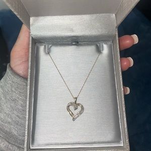 10K gold heart pendant necklace Zales